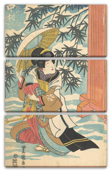 Leinwandbild Utagawa Kunisada - Motiv aus einem Druck