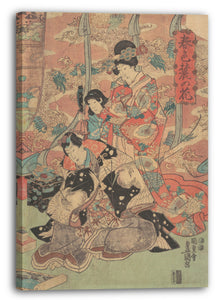 Leinwandbild Utagawa Kunisada - Motiv aus einem Druck
