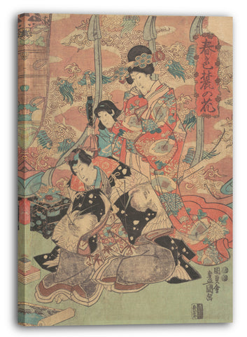 Leinwandbild Utagawa Kunisada - Motiv aus einem Druck