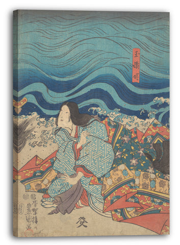 Leinwandbild Utagawa Kunisada - Motiv aus einem Druck