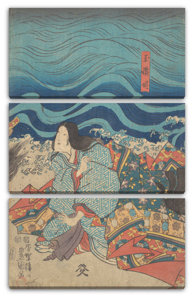Leinwandbild Utagawa Kunisada - Motiv aus einem Druck