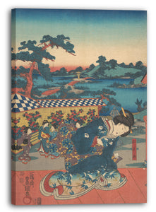 Leinwandbild Utagawa Kunisada - Motiv aus einem Druck