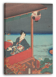 Leinwandbild Utagawa Kunisada - Motiv aus einem Druck