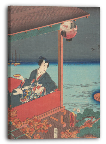 Leinwandbild Utagawa Kunisada - Motiv aus einem Druck
