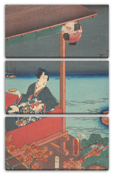 Leinwandbild Utagawa Kunisada - Motiv aus einem Druck
