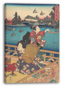 Leinwandbild Utagawa Kunisada - Motiv aus einem Druck