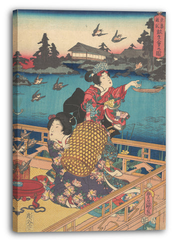 Leinwandbild Utagawa Kunisada - Motiv aus einem Druck