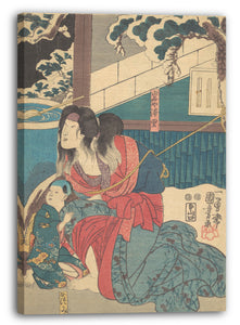 Leinwandbild Utagawa Kunisada - Motiv aus einem Druck