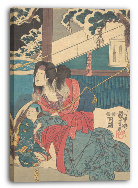 Leinwandbild Utagawa Kunisada - Motiv aus einem Druck