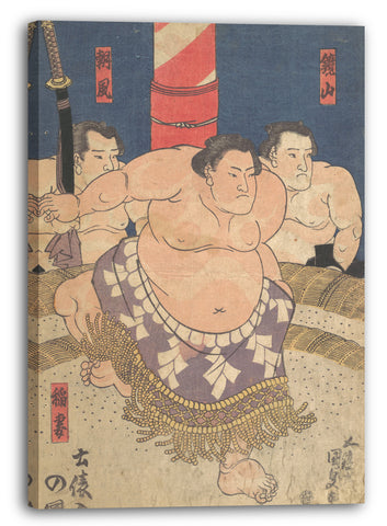 Leinwandbild Utagawa Kunisada - Motiv aus einem Druck