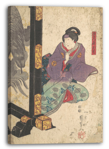 Leinwandbild Utagawa Kuniyoshi - Motiv aus einem Druck