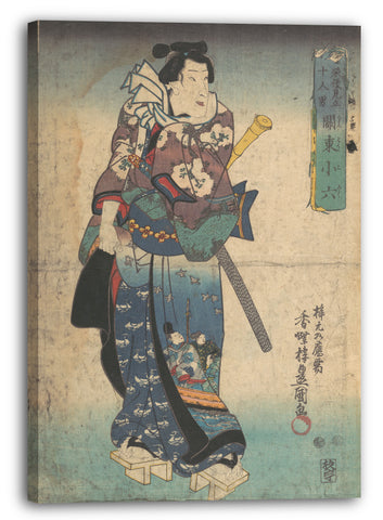 Leinwandbild Utagawa Kunisada - Motiv aus einem Druck