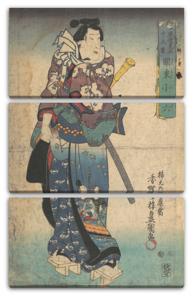 Leinwandbild Utagawa Kunisada - Motiv aus einem Druck