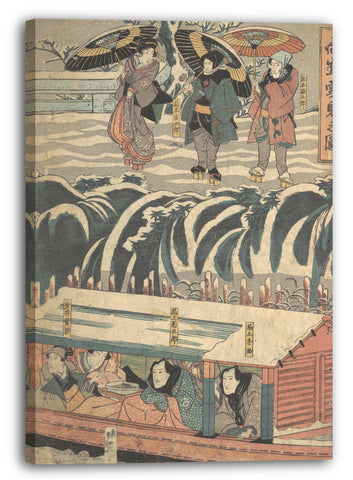 Leinwandbild Utagawa Kunisada - Motiv aus einem Druck