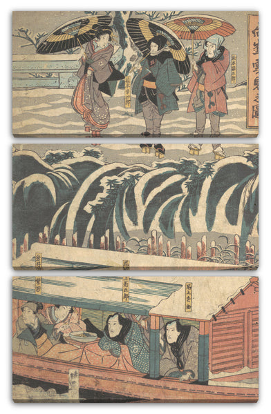 Leinwandbild Utagawa Kunisada - Motiv aus einem Druck