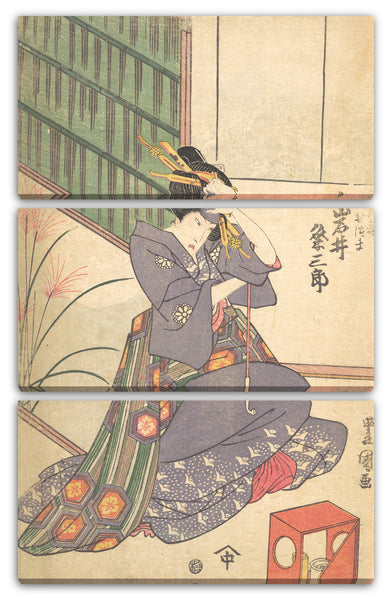 Leinwandbild Utagawa Kunisada - Motiv aus einem Druck