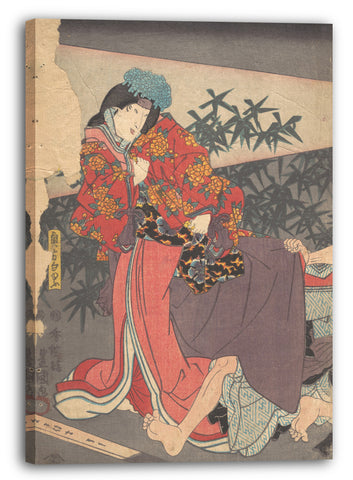 Leinwandbild Utagawa Kunisada - Motiv aus einem Druck