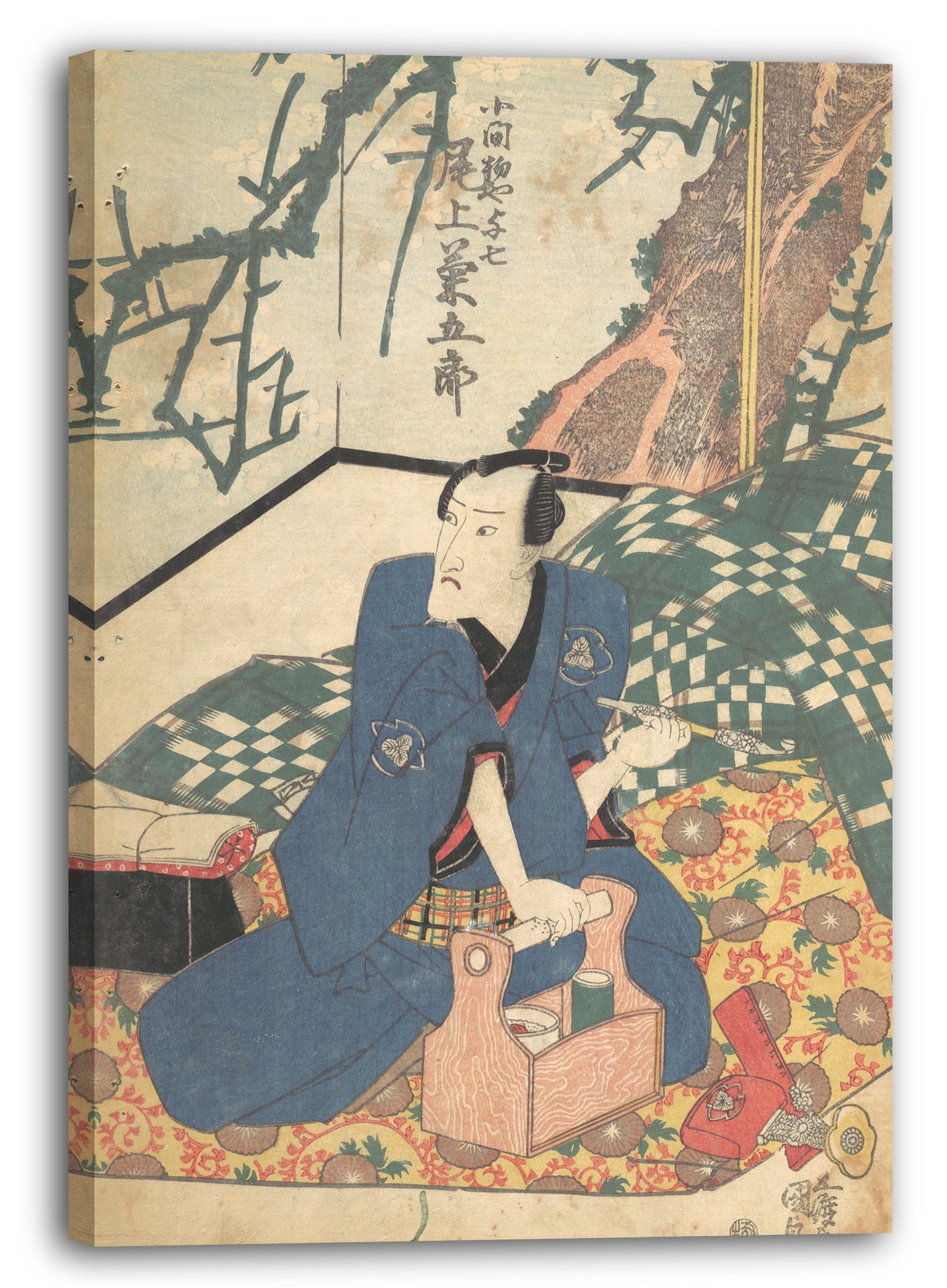 Leinwandbild Utagawa Kunisada - Motiv aus einem Druck
