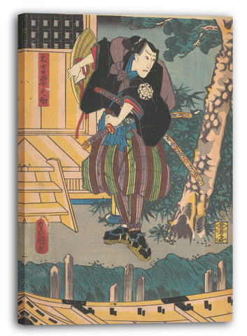Leinwandbild Utagawa Kunisada - Motiv aus einem Druck