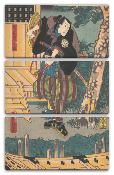 Leinwandbild Utagawa Kunisada - Motiv aus einem Druck