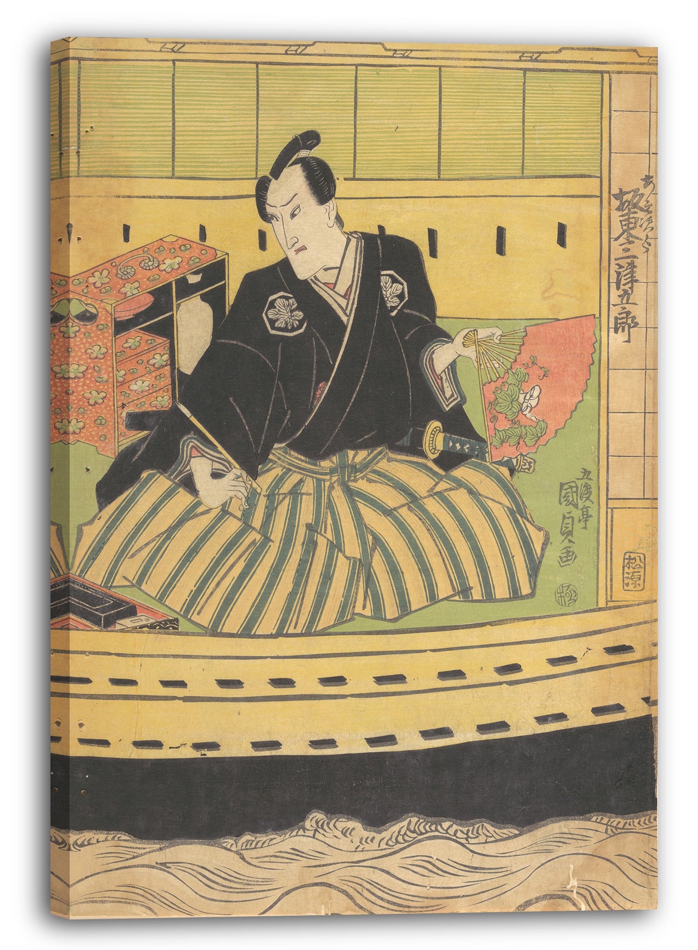 Leinwandbild Utagawa Kunisada - Motiv aus einem Druck