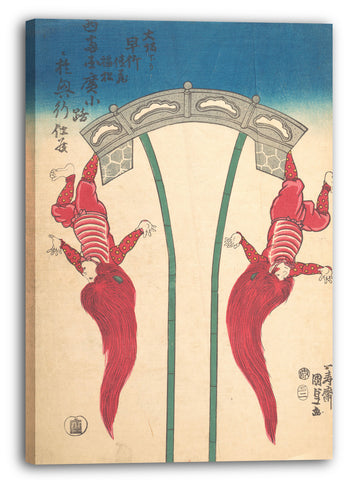 Leinwandbild Utagawa Kunisada - Motiv aus einem Druck