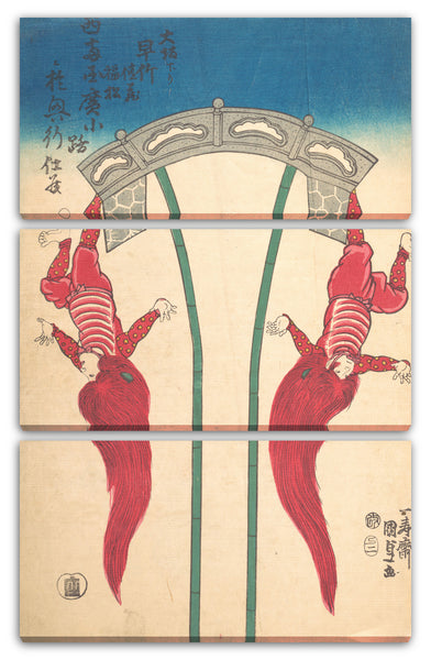 Leinwandbild Utagawa Kunisada - Motiv aus einem Druck