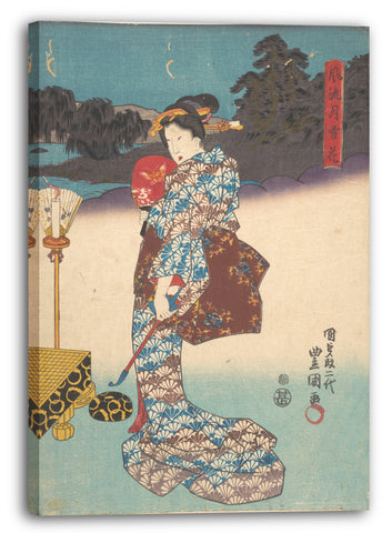 Leinwandbild Utagawa Kunisada - Motiv aus einem Druck