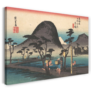 Leinwandbild Utagawa Hiroshige - Hiratsuka; Nawate Do