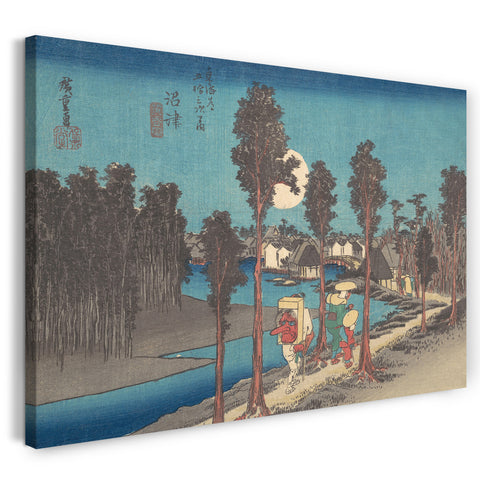 Leinwandbild Utagawa Hiroshige - Numazu Ki Kure