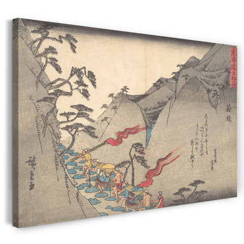 Leinwandbild Utagawa Hiroshige - Hakone
