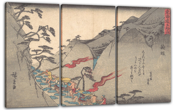 Leinwandbild Utagawa Hiroshige - Hakone