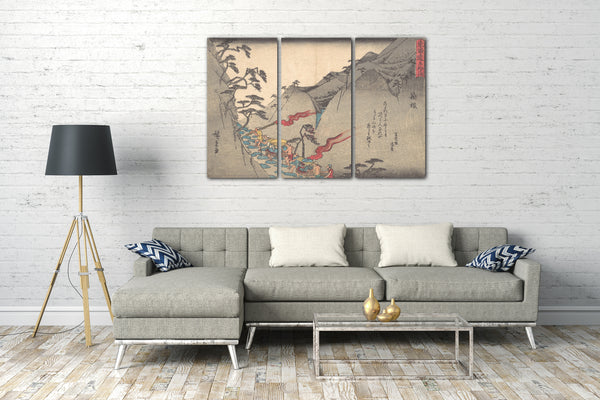 Leinwandbild Utagawa Hiroshige - Hakone