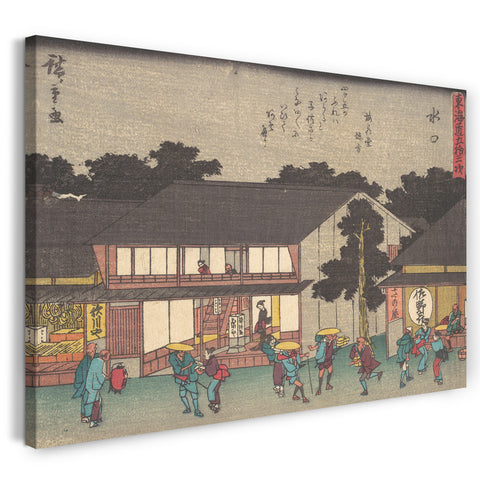Leinwandbild Utagawa Hiroshige - Mizukuchi