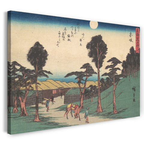 Leinwandbild Utagawa Hiroshige - Akasaka
