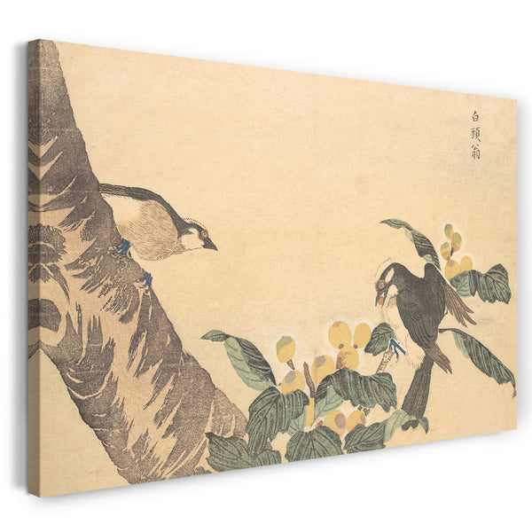 Leinwandbild Kuwagata Keisai - Bai tou weng