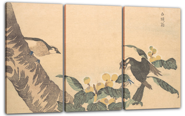 Leinwandbild Kuwagata Keisai - Bai tou weng