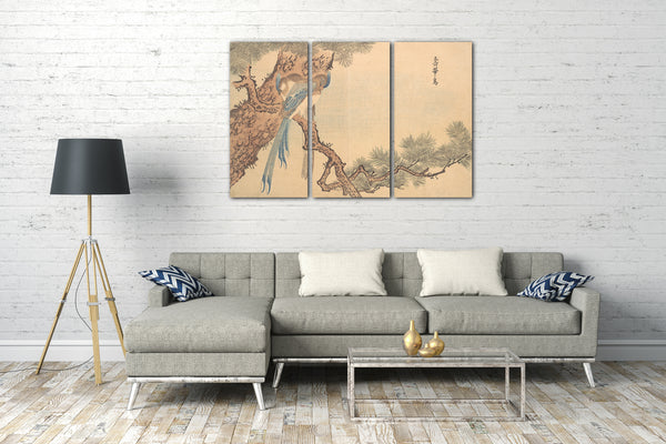 Leinwandbild Kuwagata Keisai - Paradies Fliegenfänger