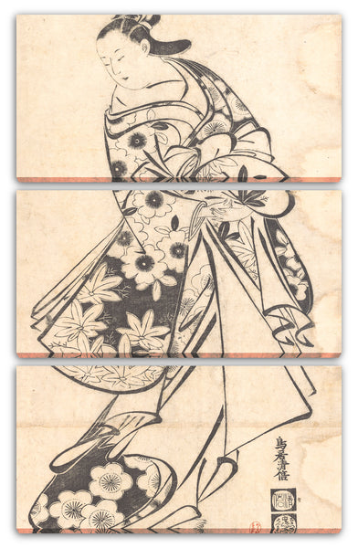 Leinwandbild Torii Kiyomasu I - Kurtisane