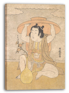 Leinwandbild Isoda Koryūsai - Motiv aus einem Druck