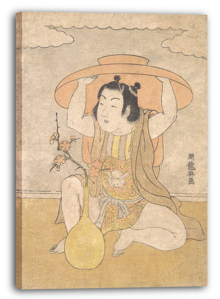 Leinwandbild Isoda Koryūsai - Motiv aus einem Druck