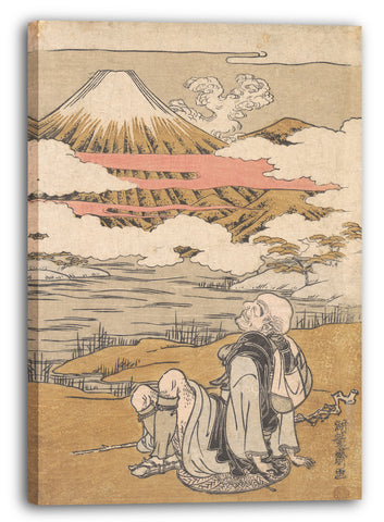 Leinwandbild Isoda Koryūsai - Fuji-mi Saigyo