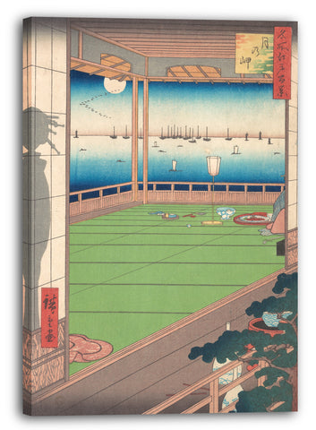 Leinwandbild Utagawa Hiroshige - Mond Aussichtspunkt