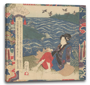Leinwandbild Yashima Gakutei - Motiv aus einem Druck