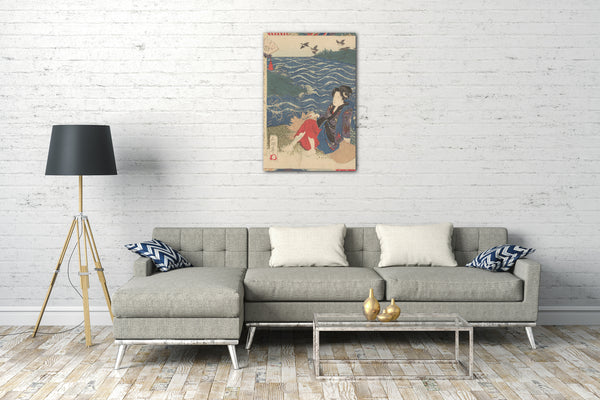 Leinwandbild Yashima Gakutei - Motiv aus einem Druck