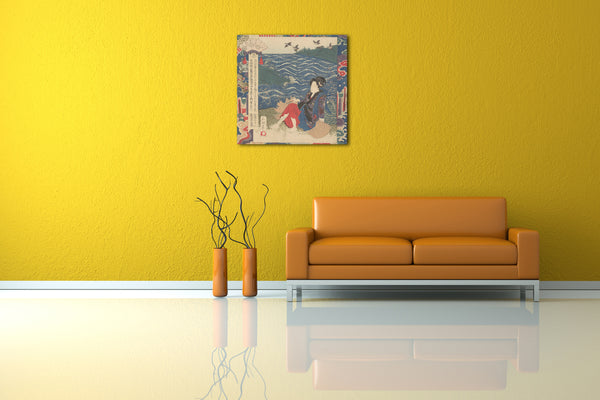 Leinwandbild Yashima Gakutei - Motiv aus einem Druck