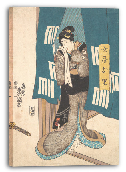 Leinwandbild Utagawa Kunisada - Drucken