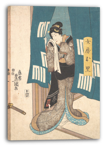 Leinwandbild Utagawa Kunisada - Drucken