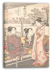 Leinwandbild Torii Kiyonaga - Nippori Keinai Ebisu-Daikoku
