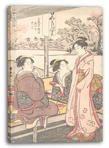 Leinwandbild Torii Kiyonaga - Nippori Keinai Ebisu-Daikoku